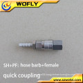 flat faced hydraulic coupling half quick disconnect onnect couplers